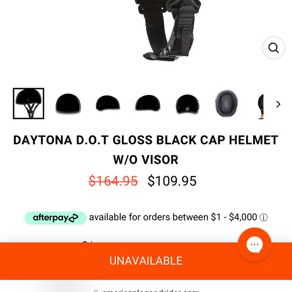 DAYTONA D.O.T. DULL BLACK CAP HELMET WITHOUT VISOR - Picture 2 of 3